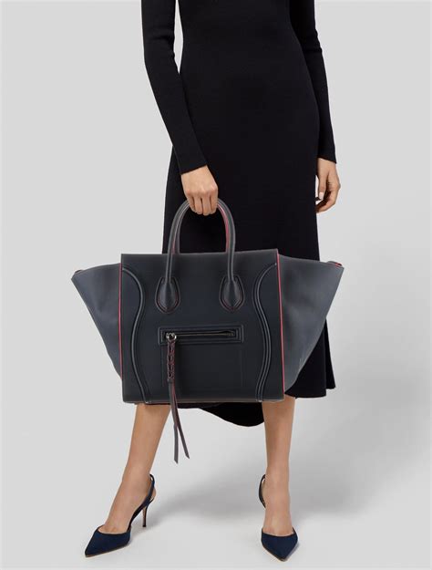 celine luggage phantom square bag|Celine luggage tote sizes.